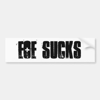 EOE SUCKS Bumper Sticker