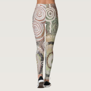 Australian Indigenous Yoga Leggings for Women High Waist Womens Yoga Pants  Inspired Aboriginal Art W/ Koala, Kangaroo, Goanna Yoga Tights -  Israel