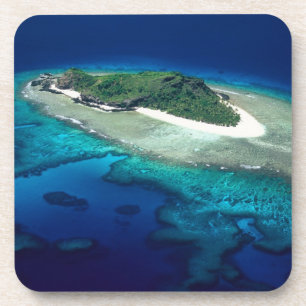 Eori Island, Mamanuca Islands, Fiji - aerial Coaster