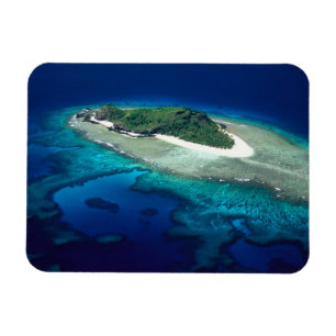 Eori Island, Mamanuca Islands, Fiji - aerial Magnet