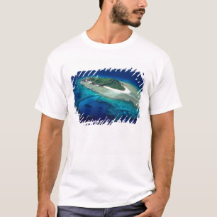 Eori Island, Mamanuca Islands, Fiji - aerial T-Shirt