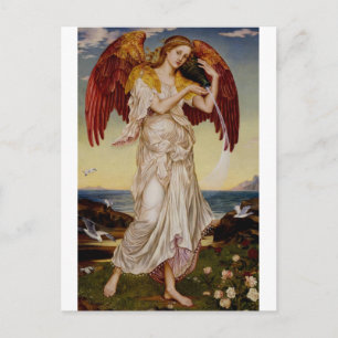 Eos by Evelyn de Morgan Postcard