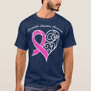 Eosinophilic Disorders Awareness Heart Ribbon Gift T-Shirt