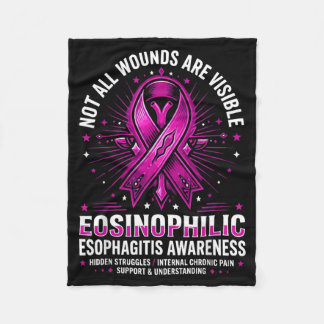 Eosinophilic Oesophagitis Hope Eoe Diagnosed Eoe Fleece Blanket