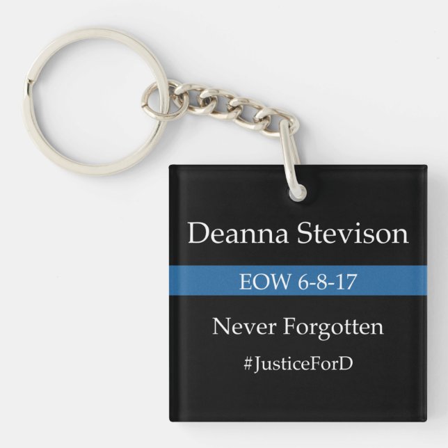 EOW / #JusticeForD Keychain (Front)