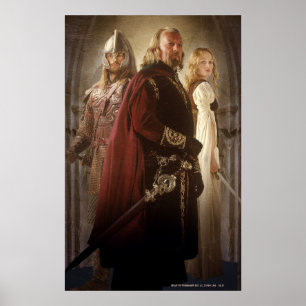 Eowyn and Theoden Poster