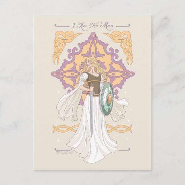 Éowyn "I Am No Man" Battle-Ready Graphic Postcard (Front)