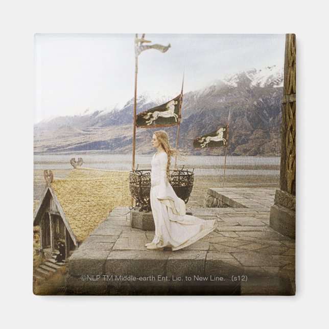 Eowyn on Castle Steps Magnet (Front)