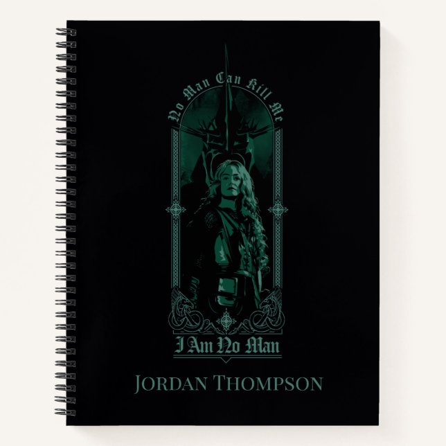 Éowyn Vs SAURON™ "I Am No Man" Rohan Graphic Notebook (Front)
