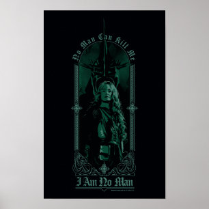 Éowyn Vs SAURON™ "I Am No Man" Rohan Graphic Poster