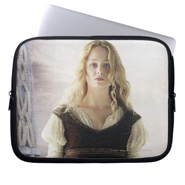 Eowyn with sword laptop sleeve (Front)