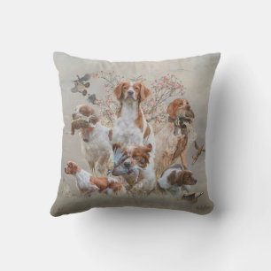 Epagneul Breton, Brittany Spaniel Cushion