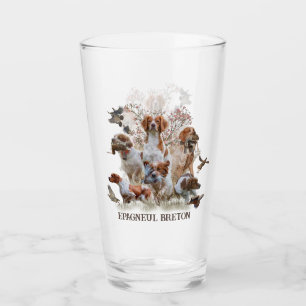 Epagneul Breton, Brittany Spaniel Glass