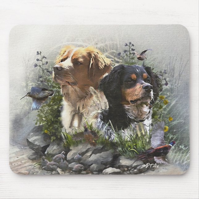 Epagneul Breton, Brittany Spaniel   Mouse Pad (Front)