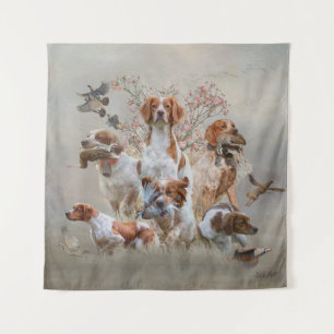 Epagneul Breton, Brittany Spaniel Tapestry