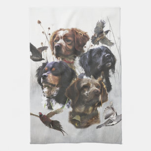 Epagneul Breton, Brittany Spaniel Tea Towel