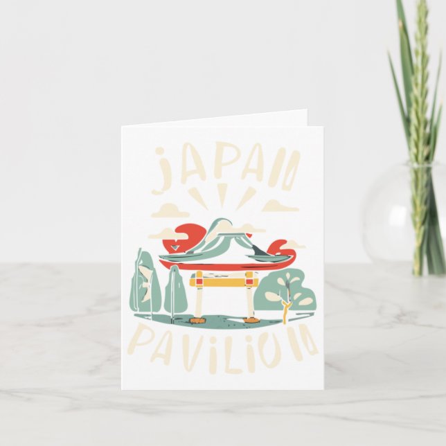 Epcot World Showcase Japan Pavilion  Card (Front)