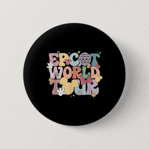 Epcot World Tour 6 Cm Round Badge