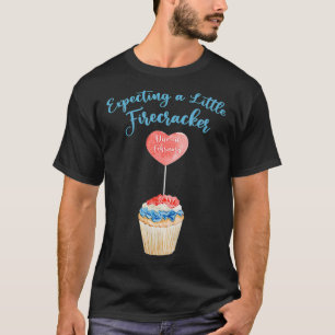 Epecting A Firecracker Due February 2022 Pregnancy T-Shirt