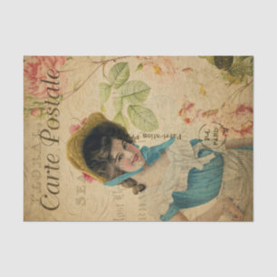 Ephemera Beautiful Actress Mabel Rowland Decoupage Tissue Paper