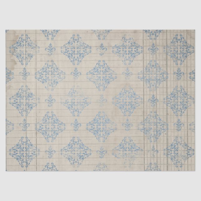 Ephemera Blue Paper Series Design 8 (Front)