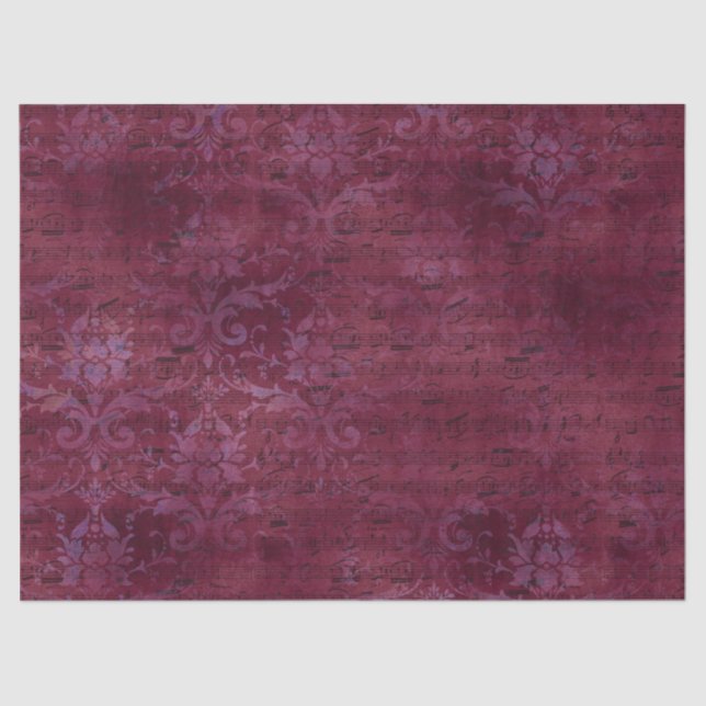 Ephemera Burgundy Paper Series Design 1 (Front)