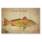 Ephemera Colourful Salmon Bass Fish Decoupage