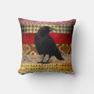 Ephemera Crow Cushion