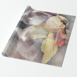 Ephemera Decoupage Vintage Fairy Wrapping Paper