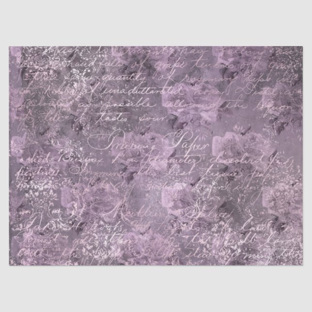 Ephemera Lavendar Paper Series Design 20 (Front)