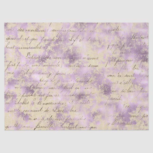 Ephemera Lavendar Paper Series Design 4 (Front)