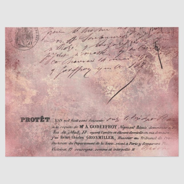 Ephemera Pink Paper Series Design 9 (Front)