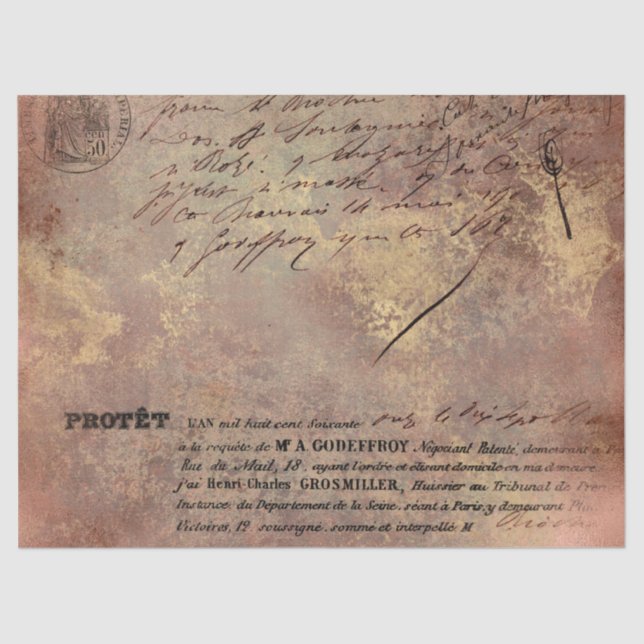 Ephemera Rose Gold Paper Series Design 20 (Front)