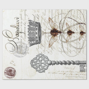 Ephemera Script Wrapping Paper