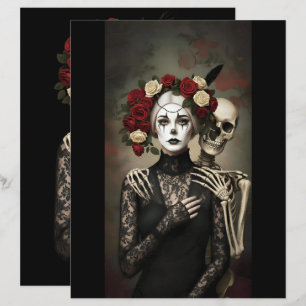 Ephemera Sheet Gothic Rose Queen