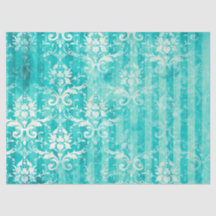 Ephemera Turquoise Paper Series Design 20