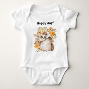 Ephemera vibrant fall baby bodysuit