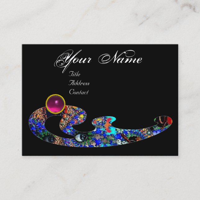 EPHEMERAL AMETHYST Beauty, Salon,Spa,Makeup Artist Business Card (Front)