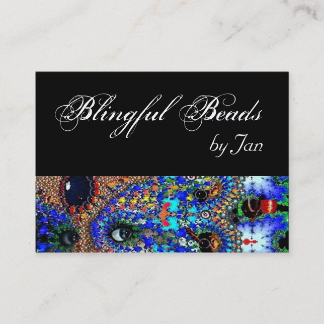 EPHEMERAL Beauty,Fashion,Cosmetics, Makeup Artist Business Card (Front)