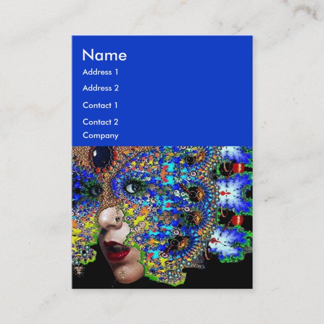 EPHEMERAL Beauty,Fashion,Cosmetics, Makeup Artist Business Card (Front)