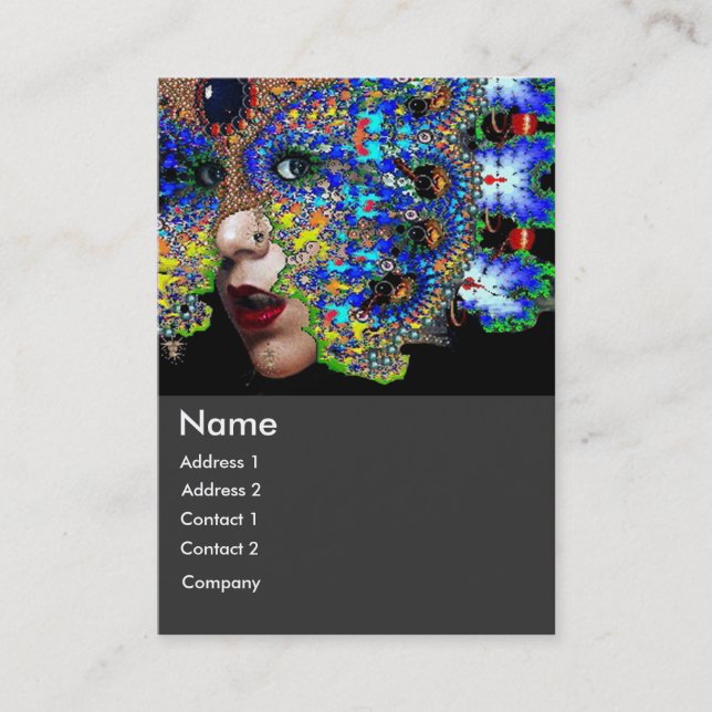 EPHEMERAL Beauty,Fashion,Cosmetics, Makeup Artist Business Card (Front)