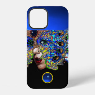 EPHEMERAL,BEAUTY WITH MASK BLUE Sapphire Gem iPhone 12 Case