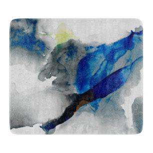 Ephemeral - Blue & Grey Cutting Board