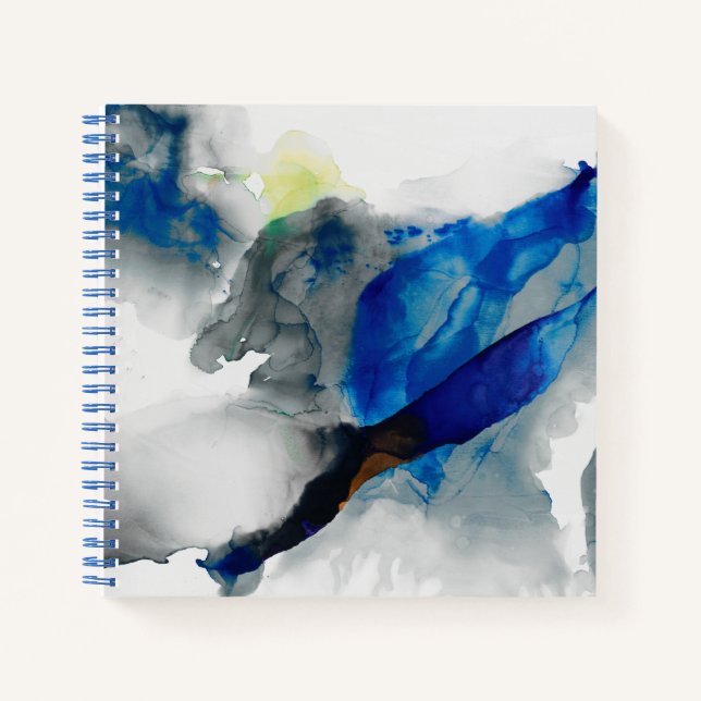Ephemeral - Blue & Grey Notebook (Front)