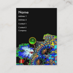 EPHEMERAL EMERALD Beauty ,Salon,Spa,Makeup Artist Business Card