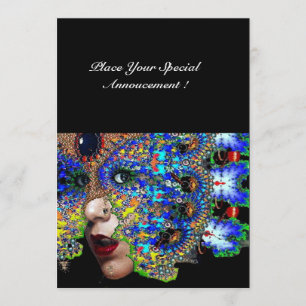 EPHEMERAL Mardi Gras Masquerade Ball ,Blue Mask Announcement