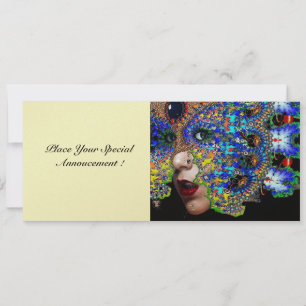 EPHEMERAL masquerade costume ball champagne Announcement