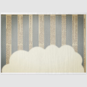Ephemeral Striped Decoupage Paper