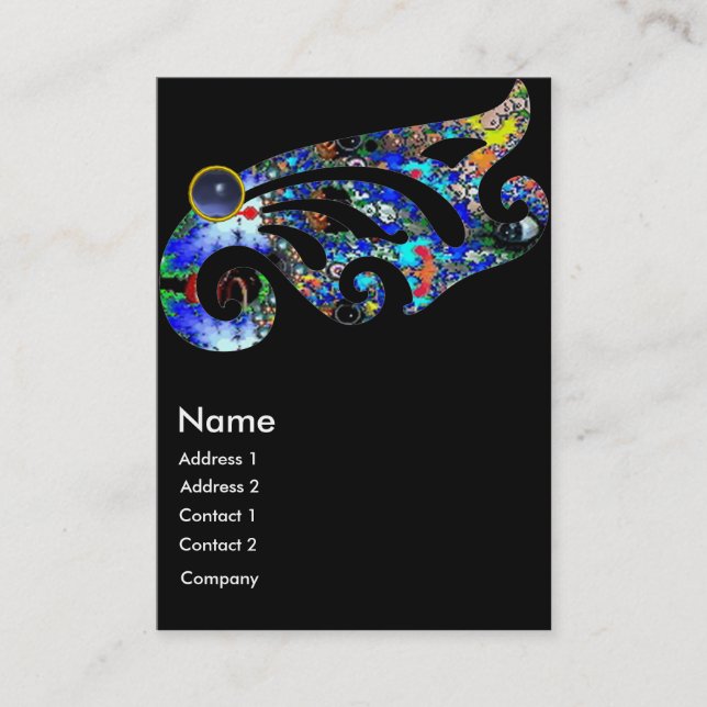 EPHEMERAL TOPAZ Beauty ,Salon, Spa, Makeup Artist Business Card (Front)