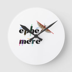 éphémère instantané round clock